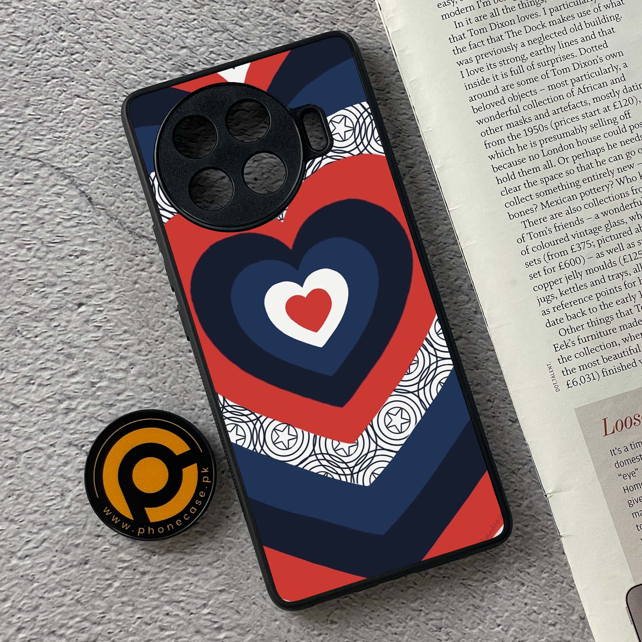 Tecno Spark 20 pro plus - Heart Beat 2.0 Series - Premium Printed Glass soft Bumper shock Proof Case