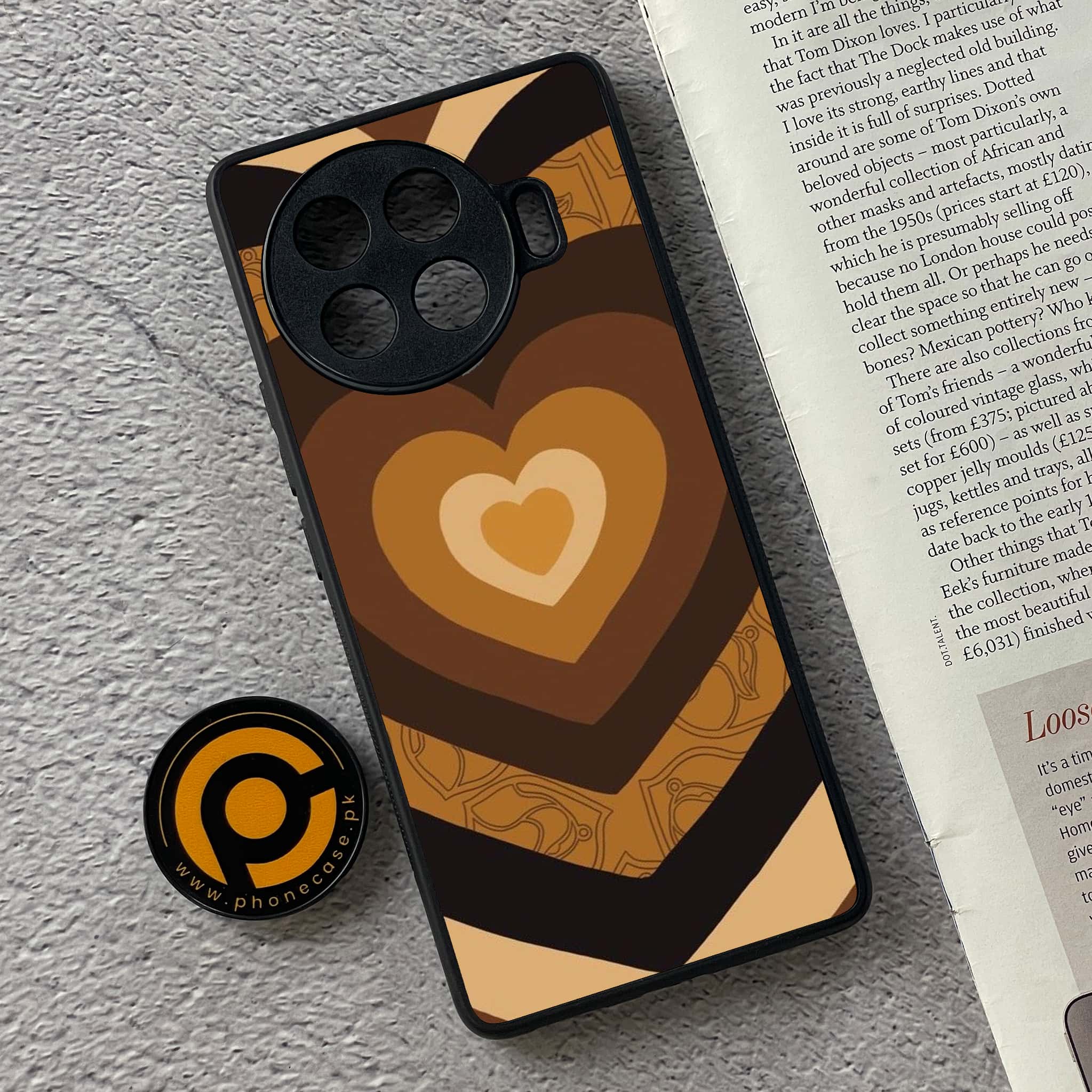 Tecno Spark 20 pro plus - Heart Beat 2.0 Series - Premium Printed Glass soft Bumper shock Proof Case