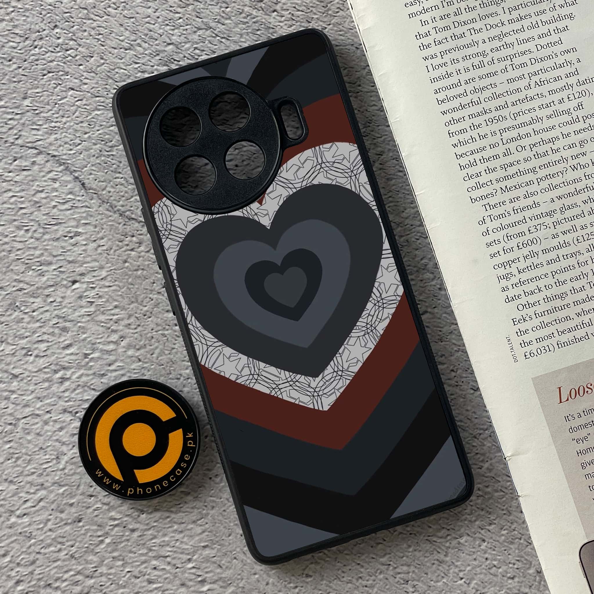 Tecno Spark 20 pro plus - Heart Beat 2.0 Series - Premium Printed Glass soft Bumper shock Proof Case