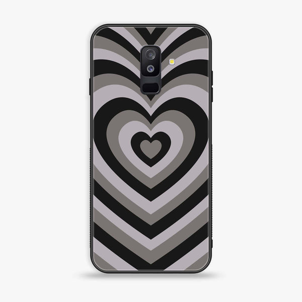 Samsung Galaxy A6 Plus (2018) - Heart Beat Series - Premium Printed Glass soft Bumper shock Proof Case