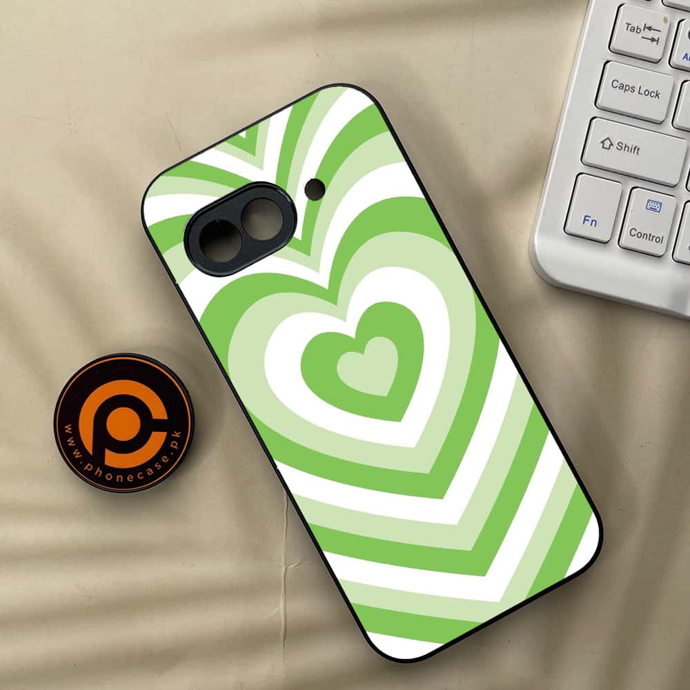Google Pixel 9a - Heart Beat Series - Premium Metal Printed soft Bumper Shock Proof Case
