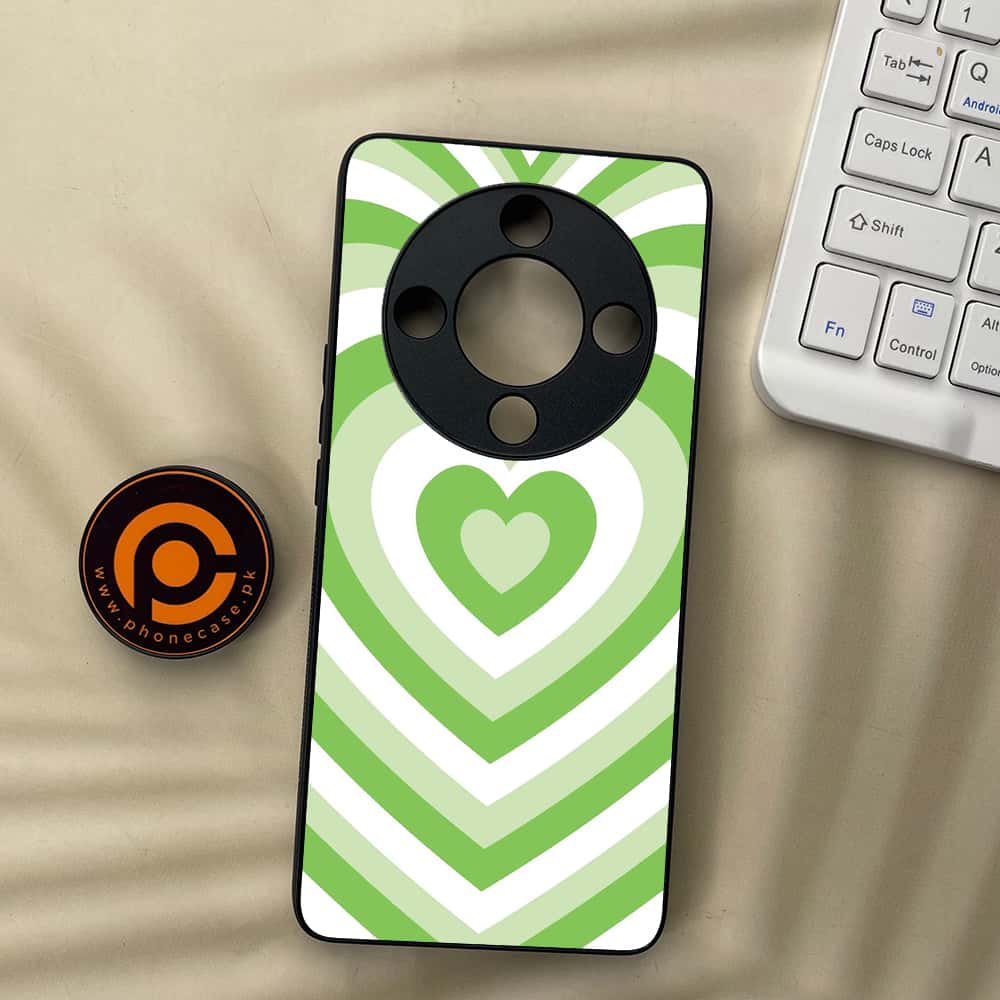 HONOR X9b 5G - Heart Beat Series - Premium Metal  Printed soft Bumper shock Proof Case