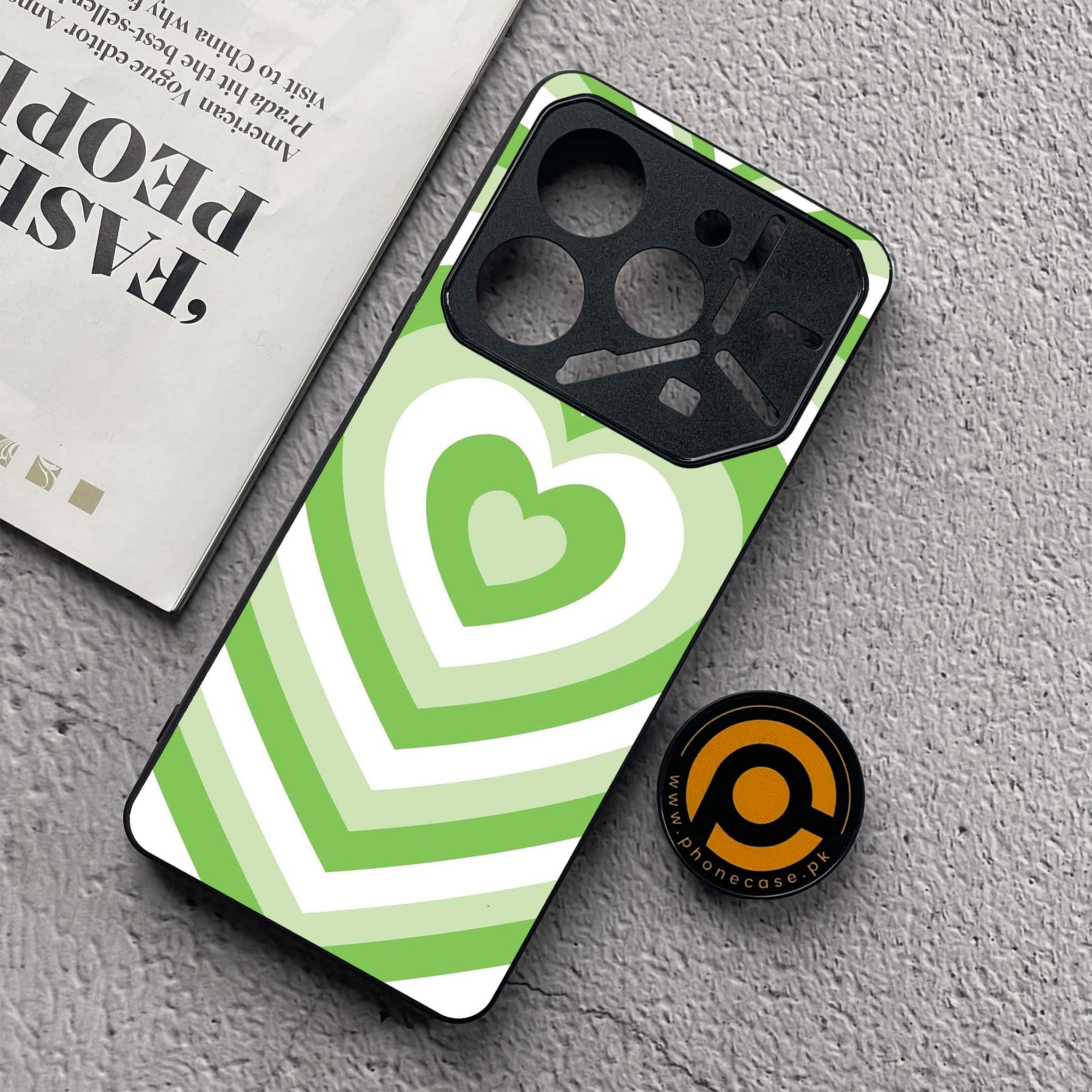 Tecno Pova 6 Neo - Heart Beat Series - Premium Metal  Printed soft Bumper shock Proof Case