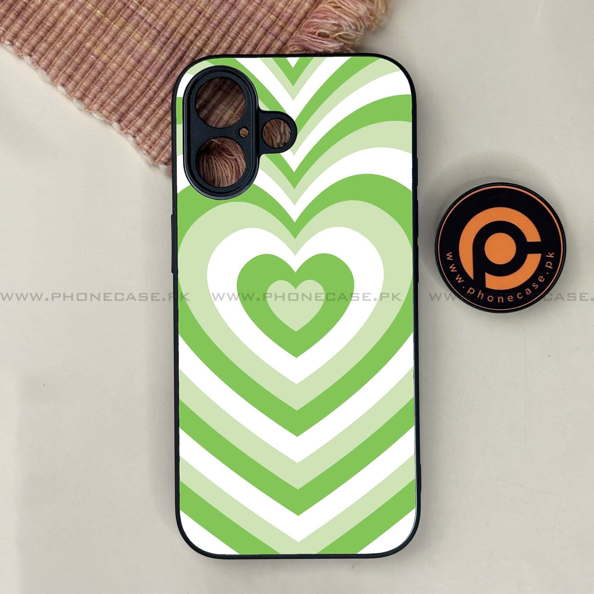 iPhone 17 - Heart Beat Series - Premium Printed Glass soft Bumper shock Proof Case