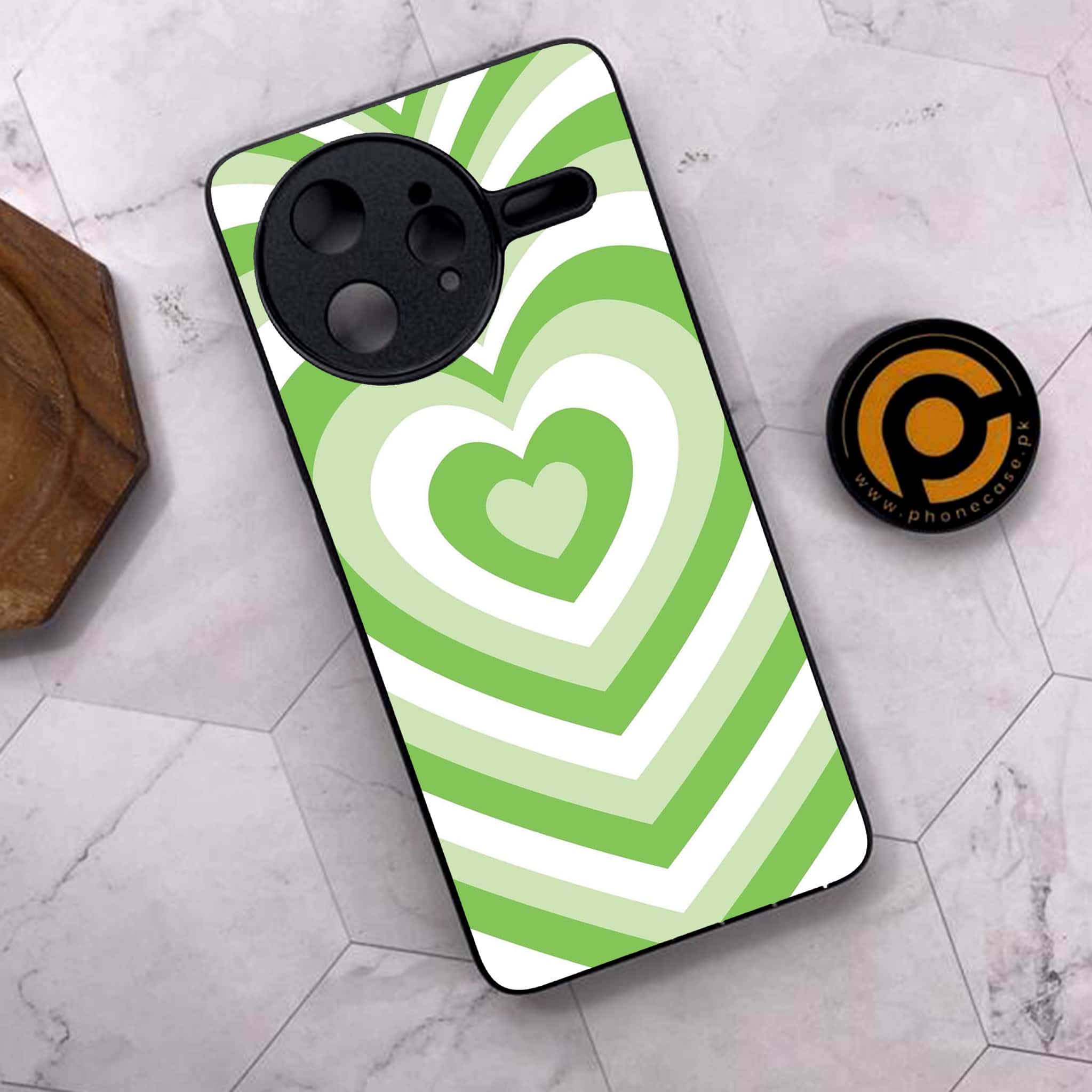 Xiaomi Poco F7 Ultra 5G - Heart Beat Series - Premium Metal Printed soft Bumper shock Proof Case