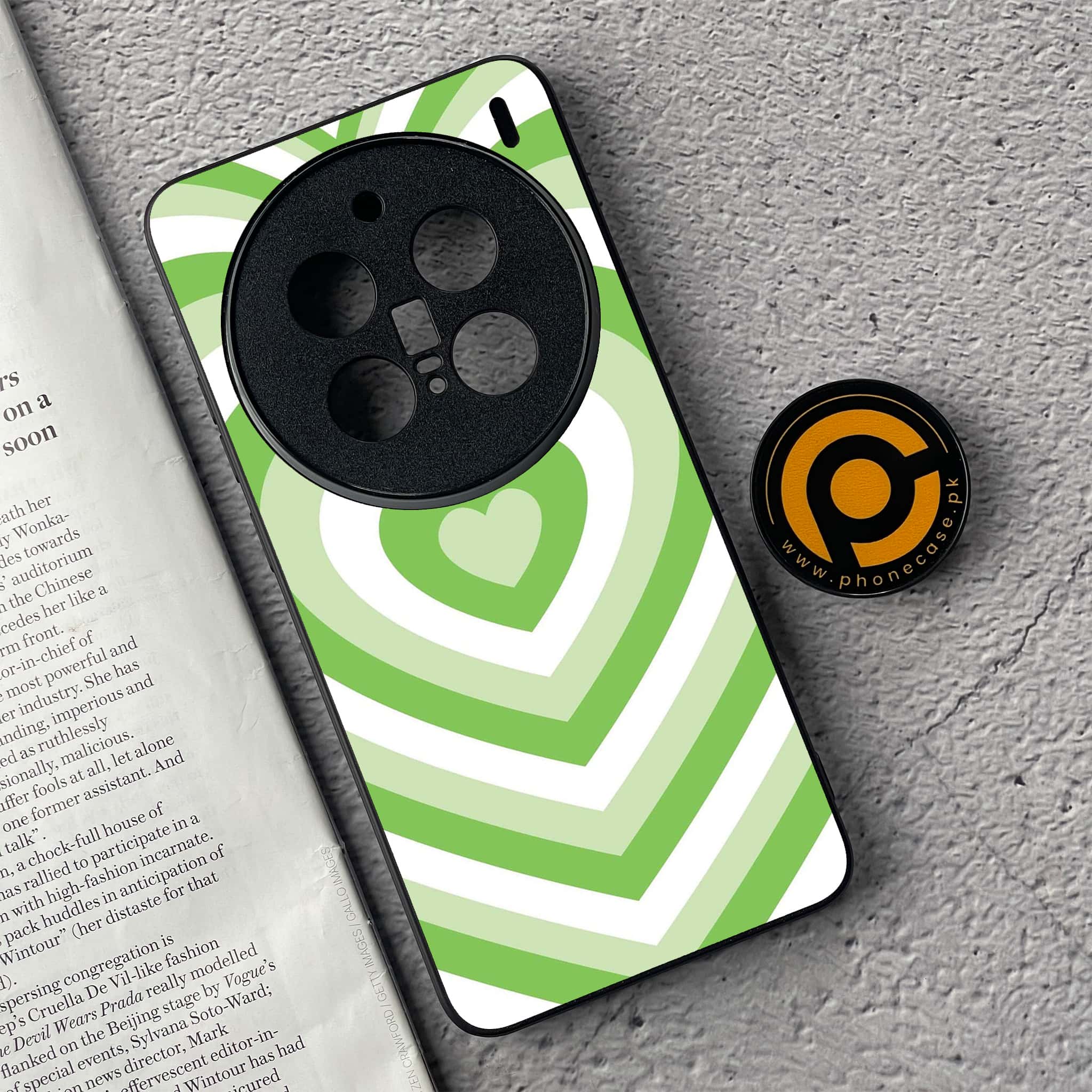 Vivo X200 Pro - Heart Beat Series - Premium Metal  Printed soft Bumper shock Proof Case