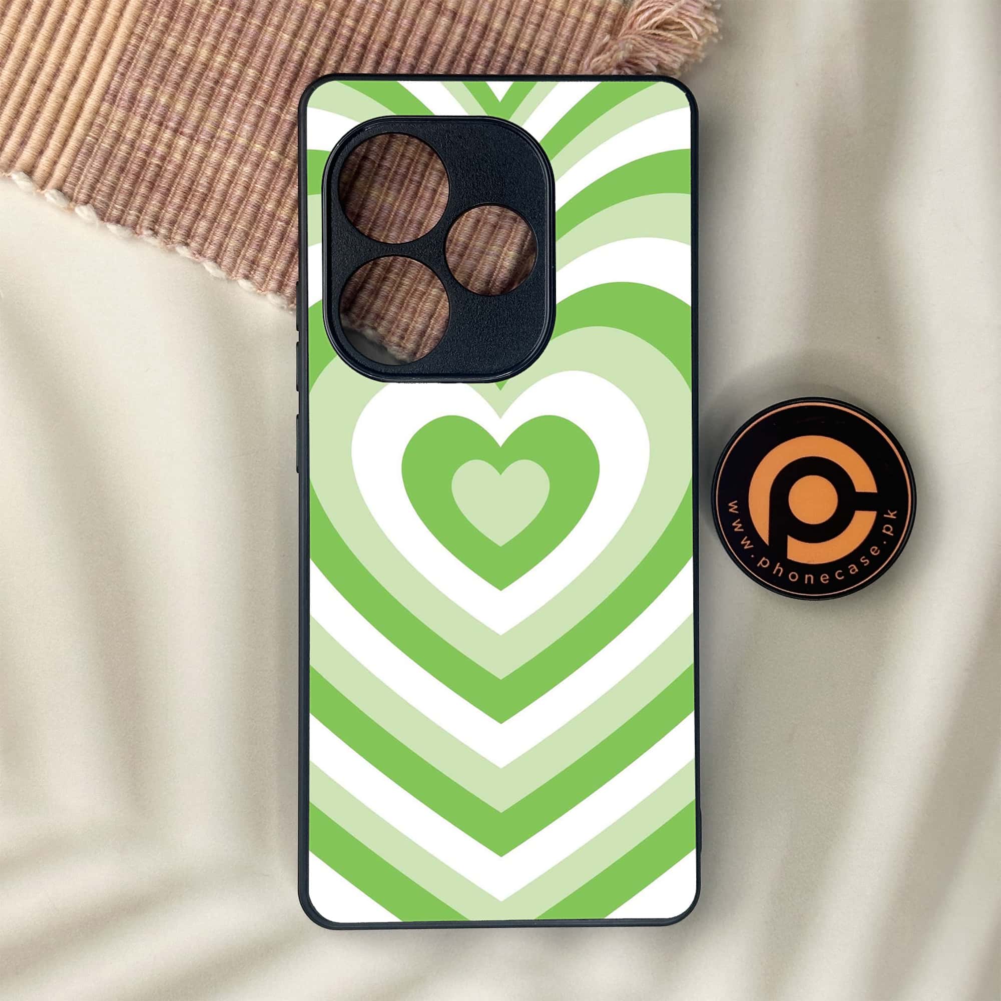 Realme GT 6 - Heart Beat Series - Premium Metal Printed soft Bumper shock Proof Case