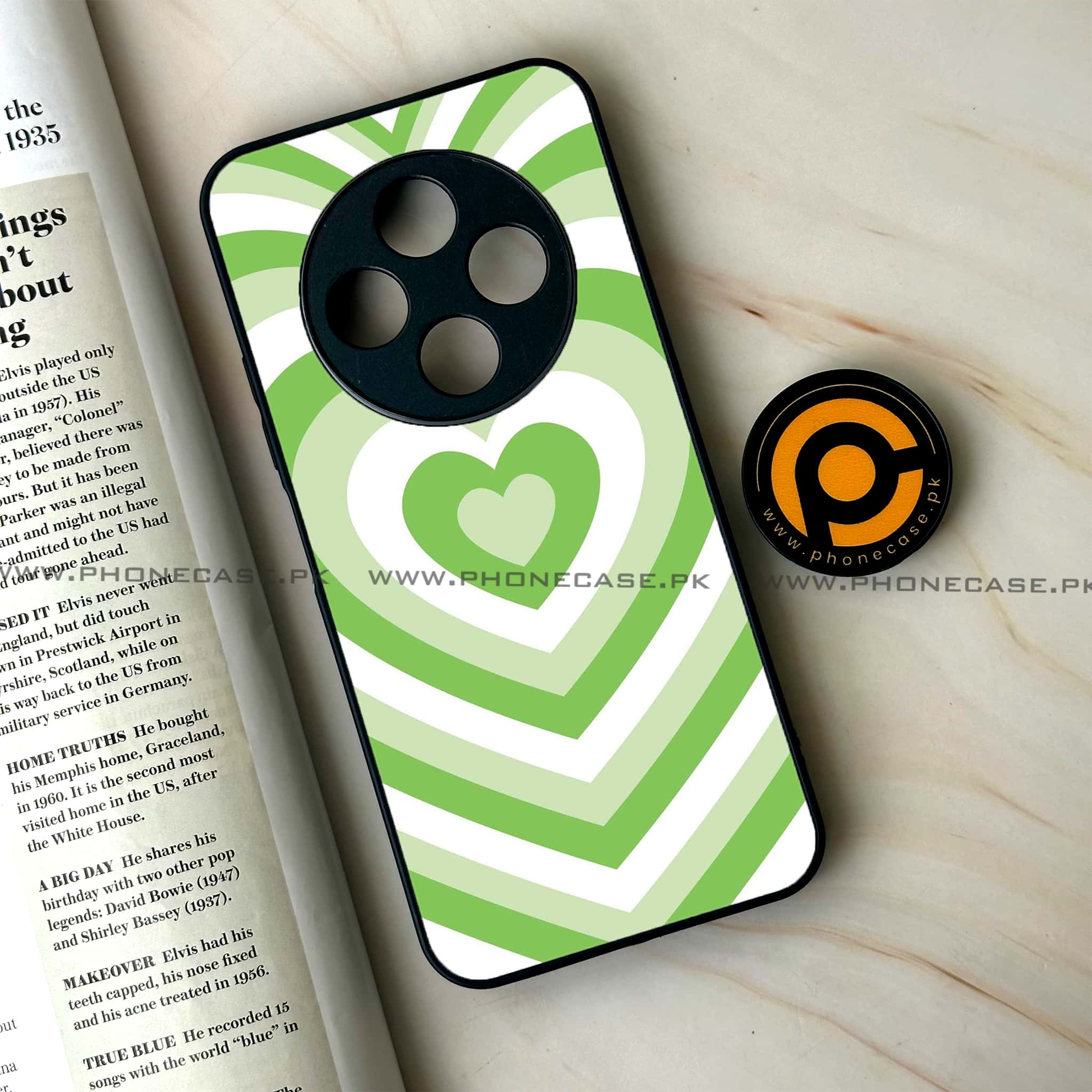 Oppo F27 Pro - Heart Beat Series - Premium Metal Printed soft Bumper Shock Proof Case