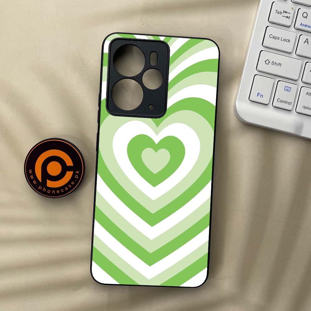 Realme 14T 5G - Heart Beat Series - Premium Metal Printed soft Bumper Shock Proof Case