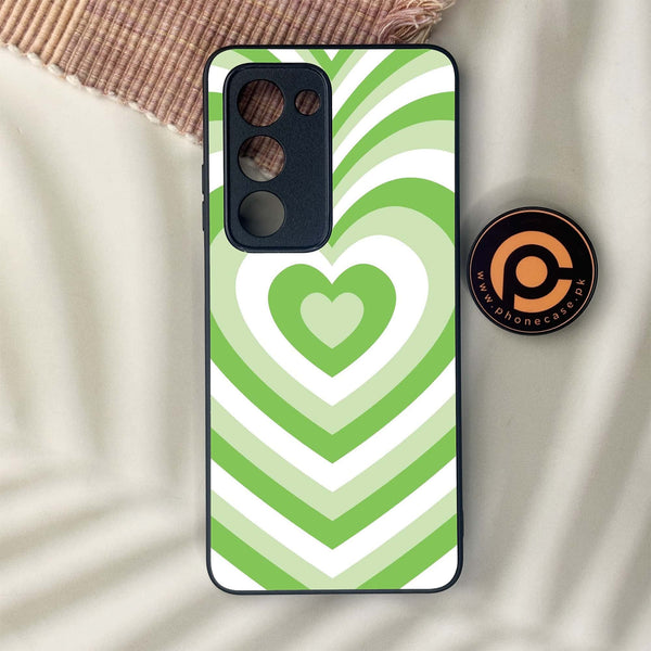 Oppo A5 2025 - Heart Beat Series - Premium Metal Printed soft Bumper shock Proof Case