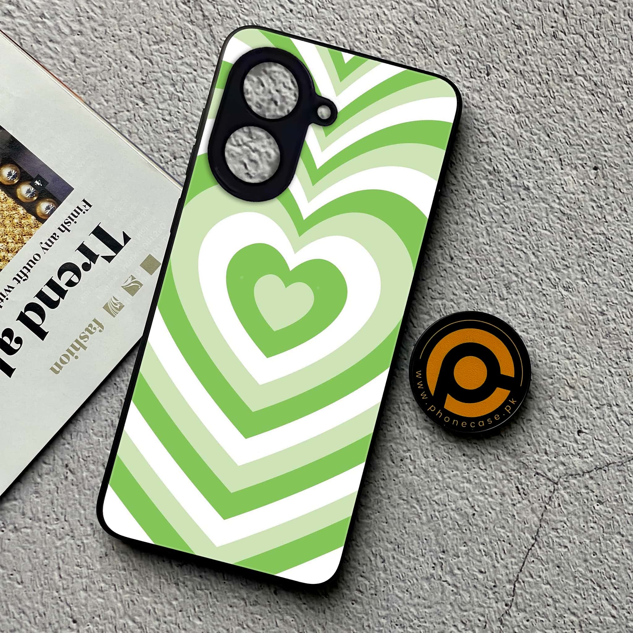 Xiaomi Redmi A5 - Heart Beat Series - Premium Metal Printed soft Bumper shock Proof Case