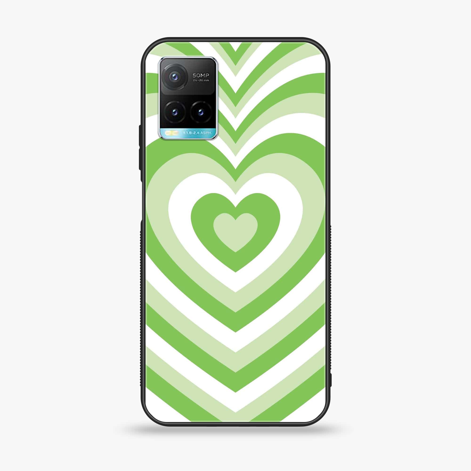 Vivo Y33T - Heart Beat Series - Premium Printed Glass soft Bumper shock Proof Case