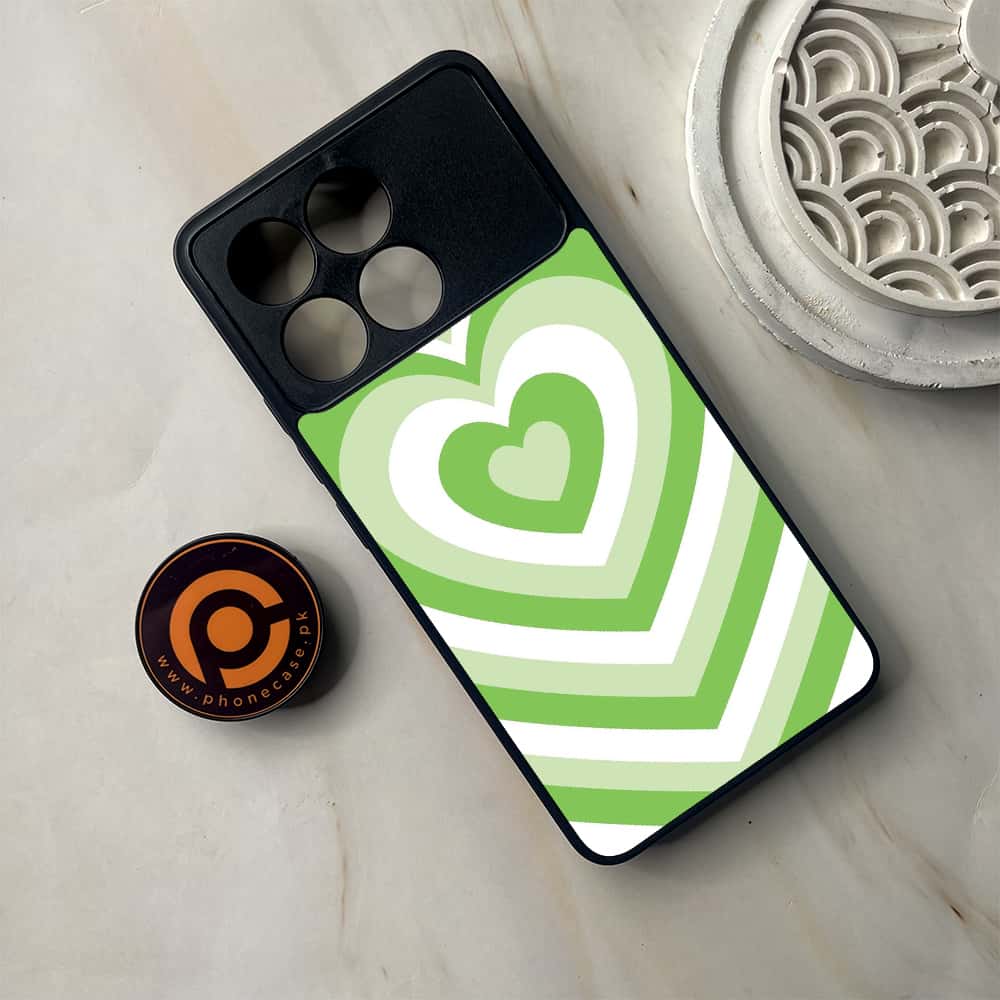 Xiaomi Poco F6 Pro - Heart Beat Series - Premium Metal Printed soft Bumper shock Proof Case
