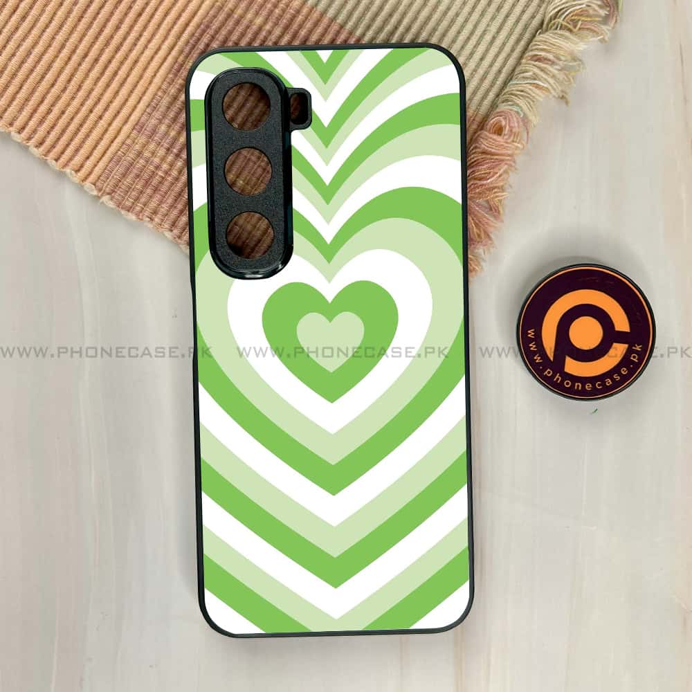 Infinix Hot 60i - Heart Beat Series - Premium Metal Printed soft Bumper shock Proof Case