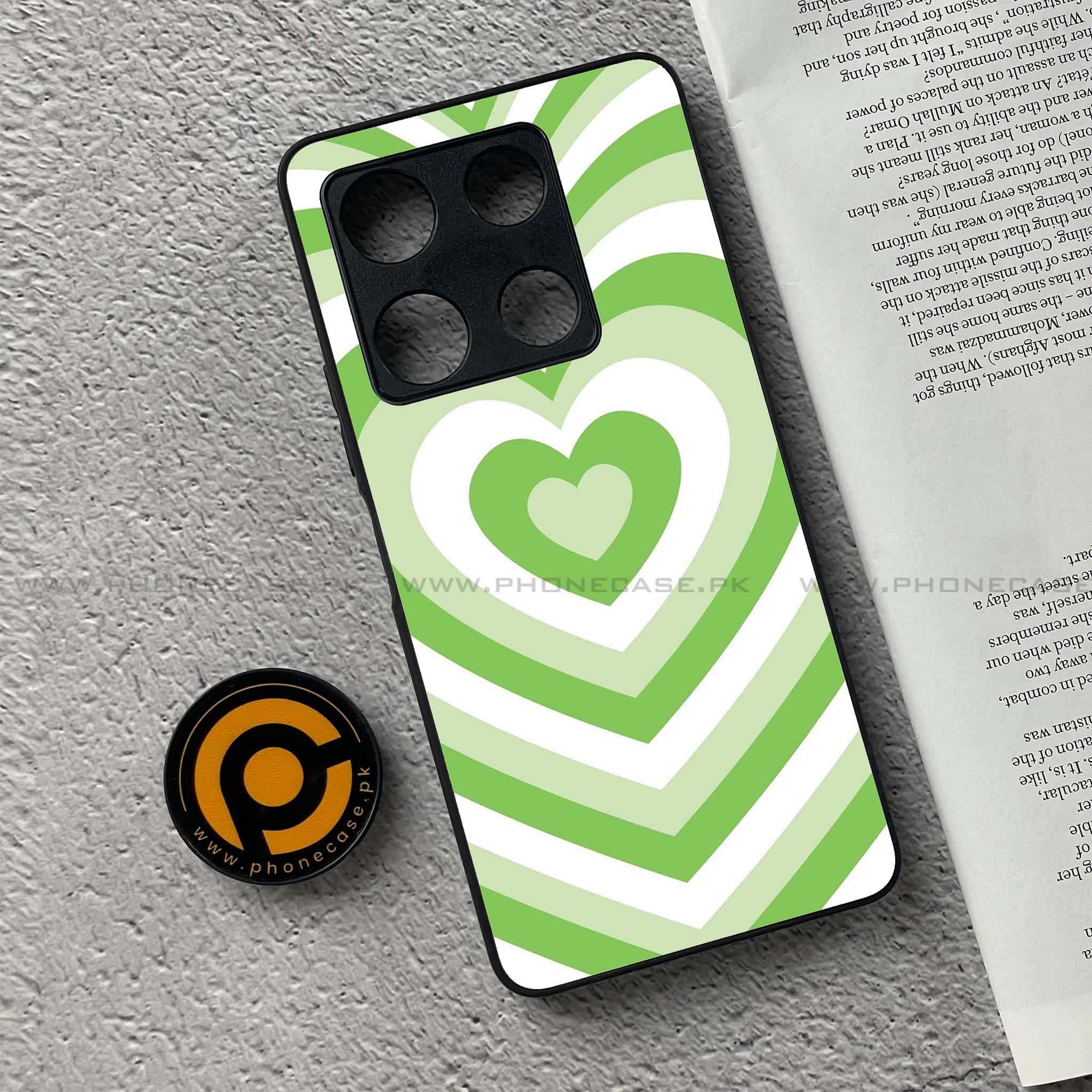 Infinix Note 30 Pro - Heart Beat Series - Premium Metal Printed soft Bumper shock Proof Case