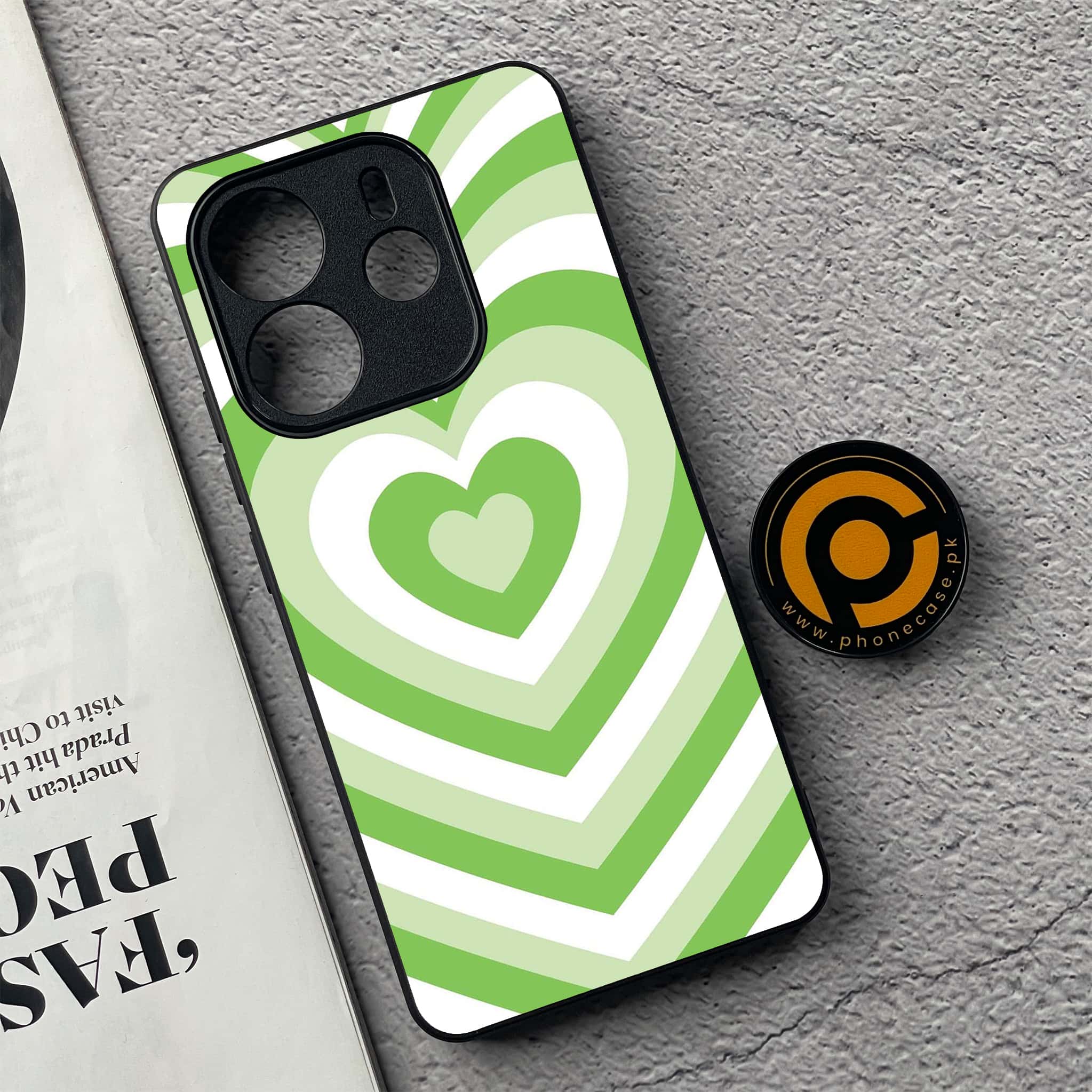 Xiaomi Redmi Note 14 - Heart Beat Series - Premium Printed Glass soft Bumper shock Proof Case