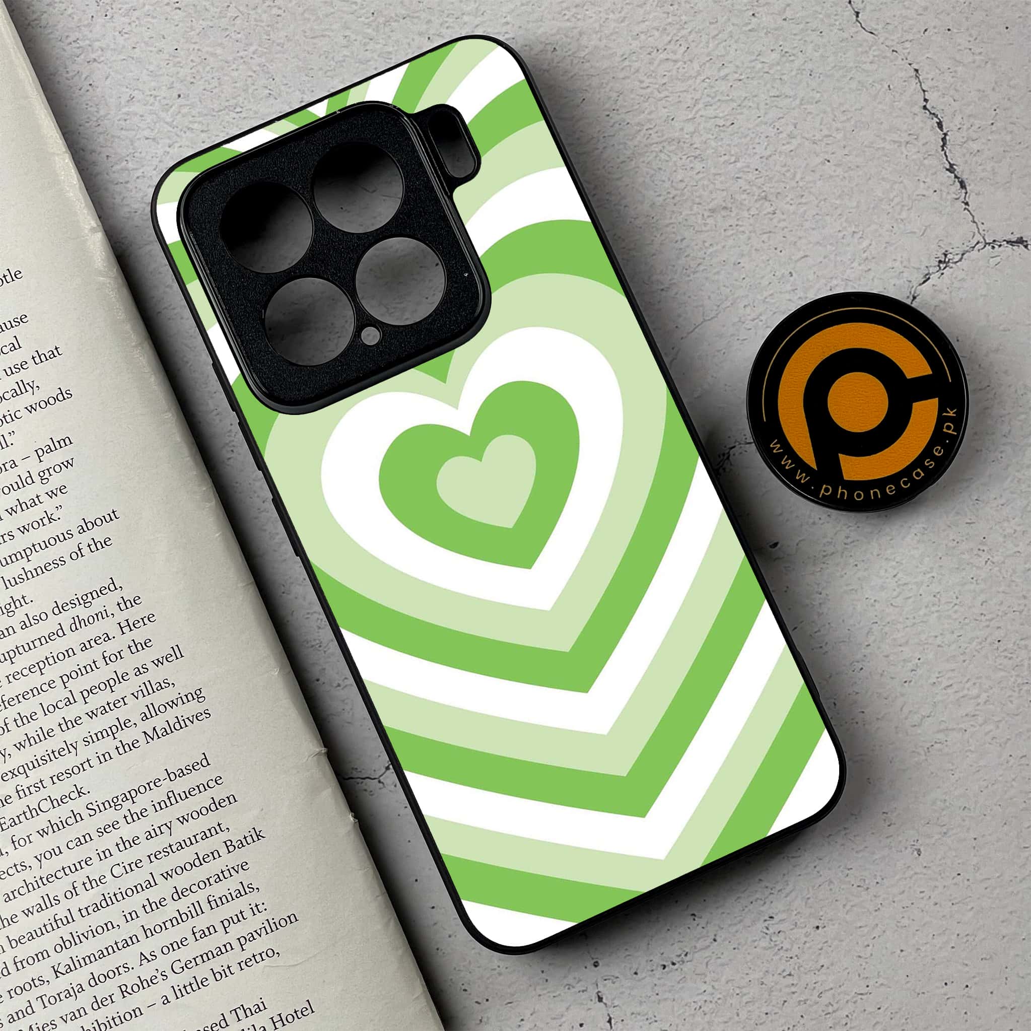 Xiaomi 15 - Heart Beat Series - Premium Metal Printed soft Bumper shock Proof Case