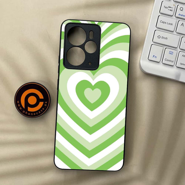 Realme 14 5G - Heart Beat Series - Premium Metal Printed soft Bumper Shock Proof Case