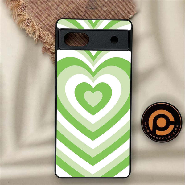 Google Pixel 6A - Heart Beat Series - Premium Metal Printed soft Bumper Shock Proof Case
