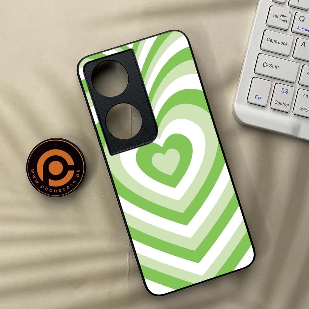 Honor X7b - Heart Beat Series - Premium Metal  Printed soft Bumper shock Proof Case