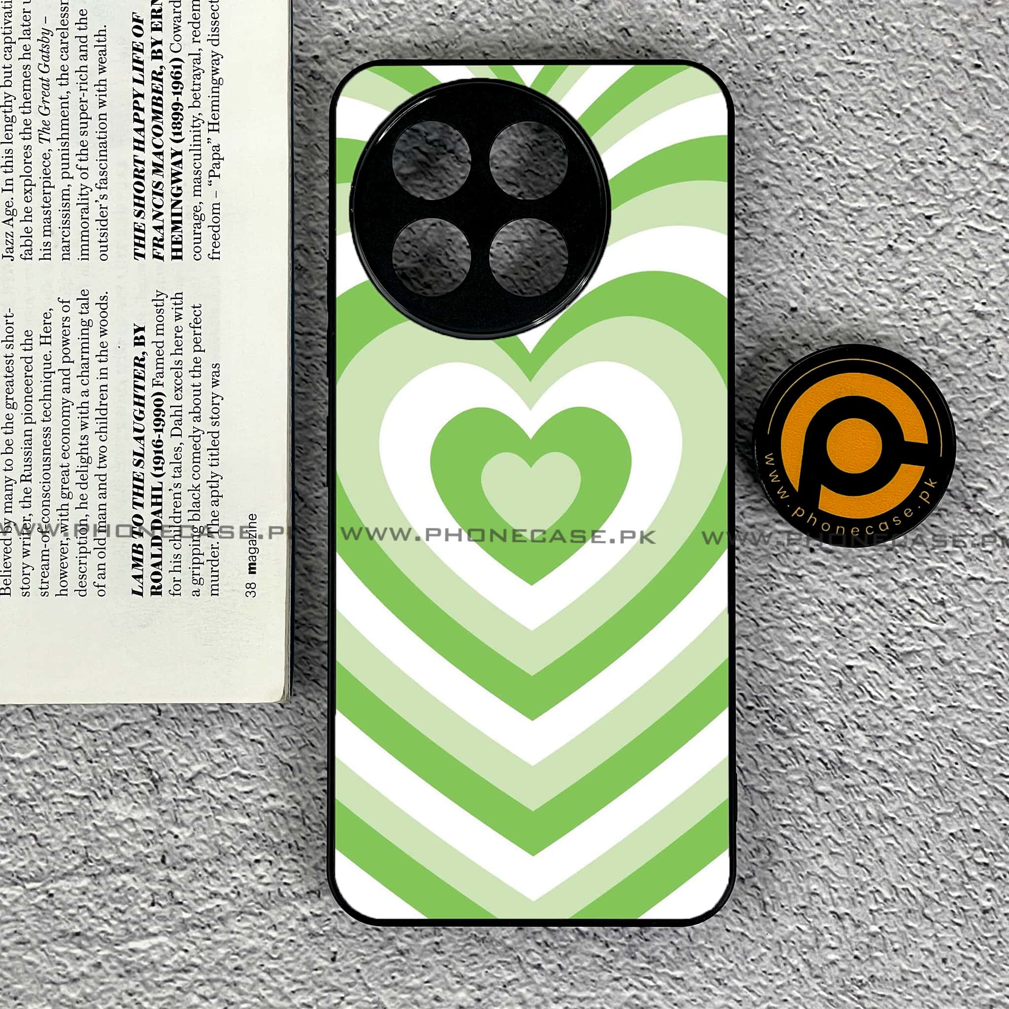 OnePlus Ace 5 - Heart Beat Series - Premium Metal Printed soft Bumper shock Proof Case