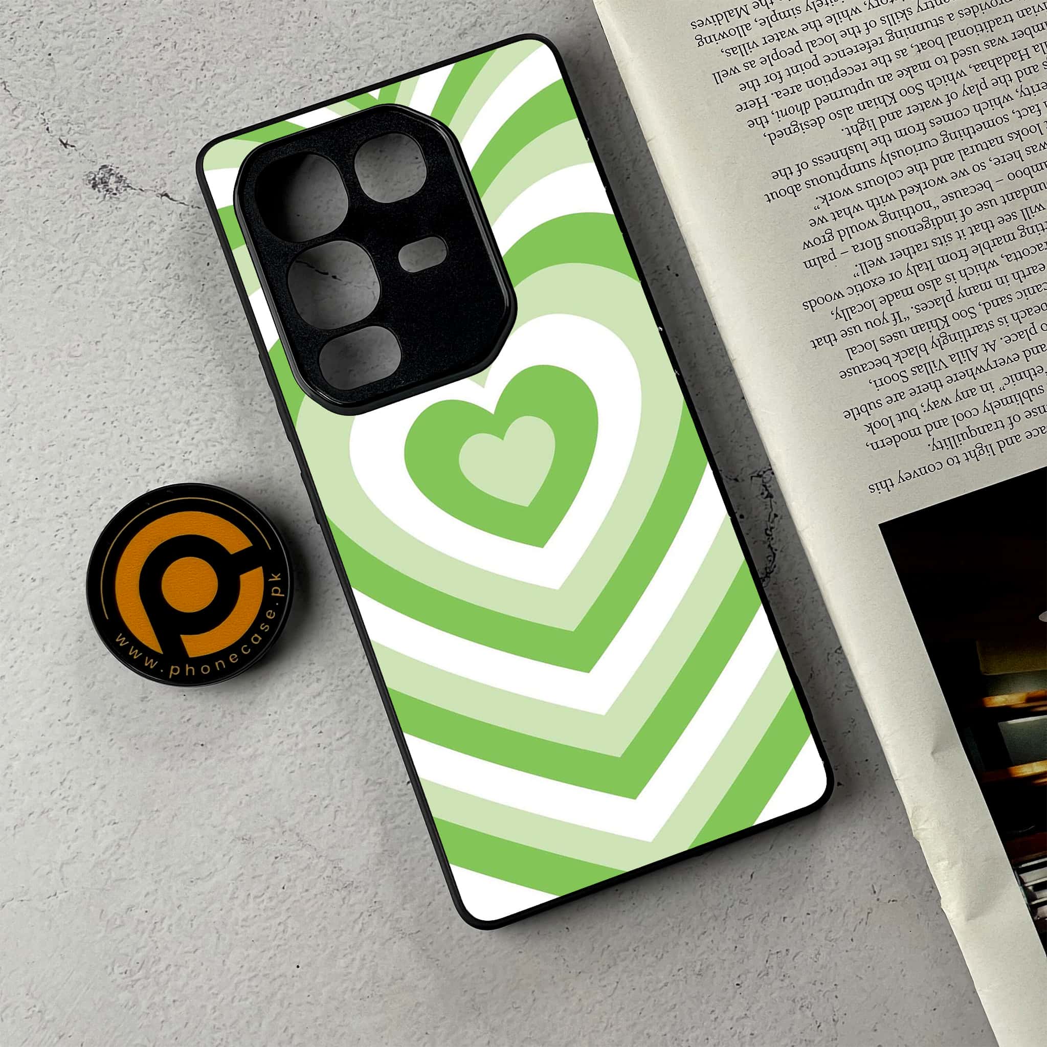Infinix Note 50 - Heart Beat Series - Premium Metal Printed Soft Bumper Shockproof Case