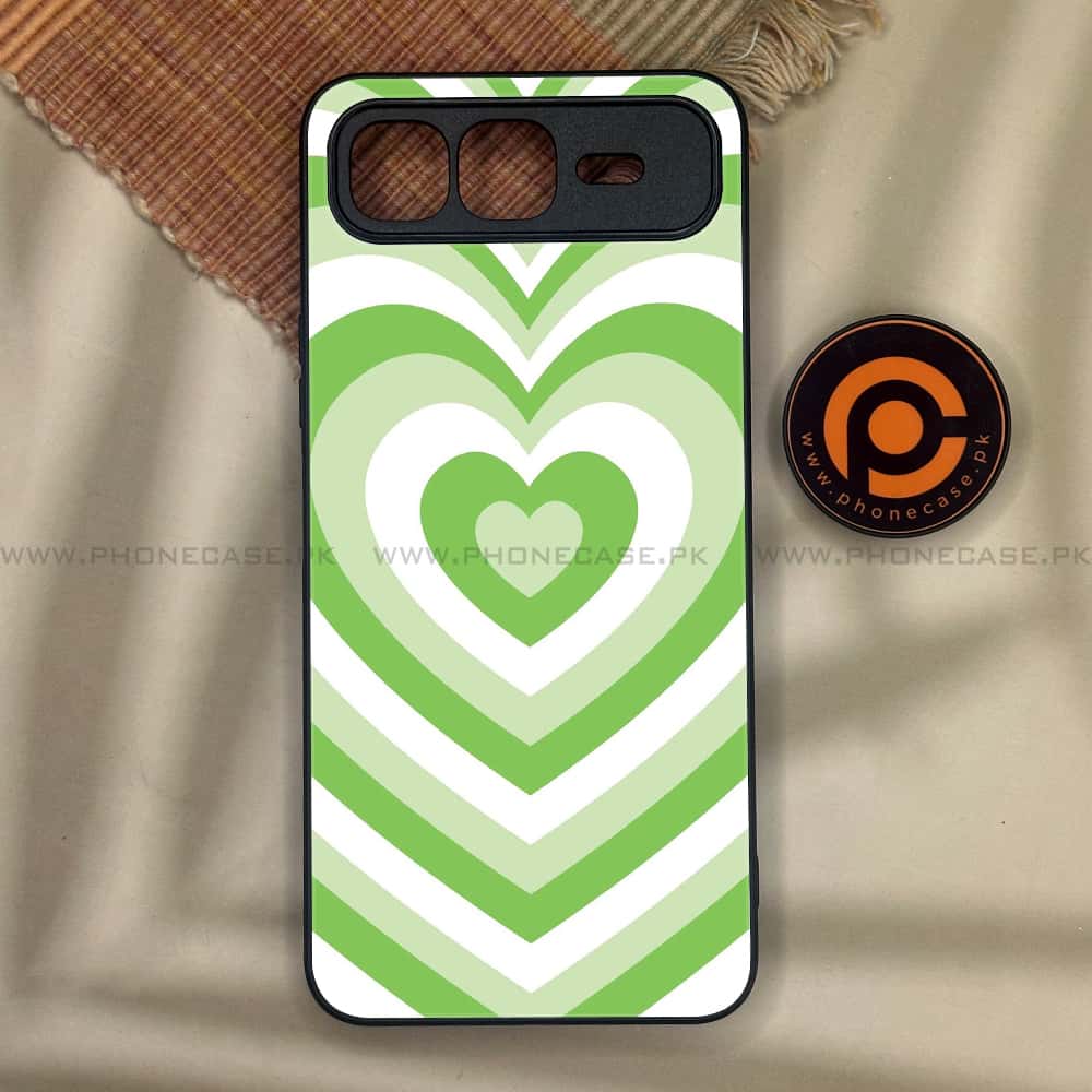 Infinix Smart 10 Plus - Heart Beat Series - Premium Metal Printed soft Bumper shock Proof Case