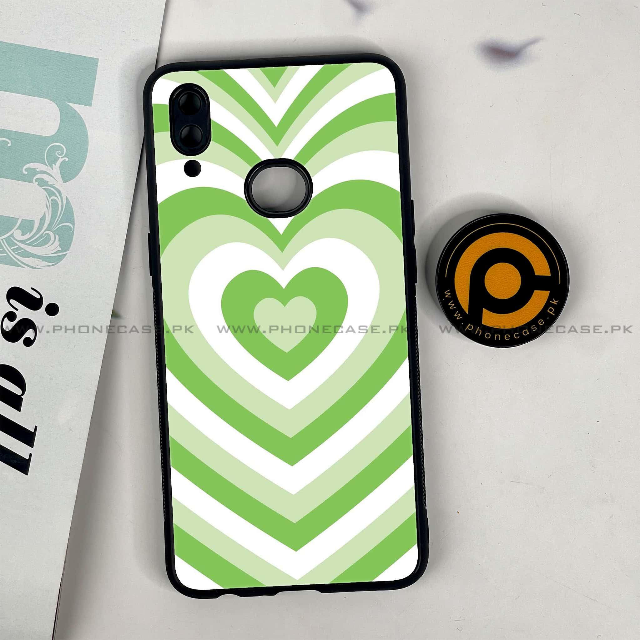 Galaxy A10s - Heart Beat Series - Premium Printed Glass soft Bumper shock Proof Case