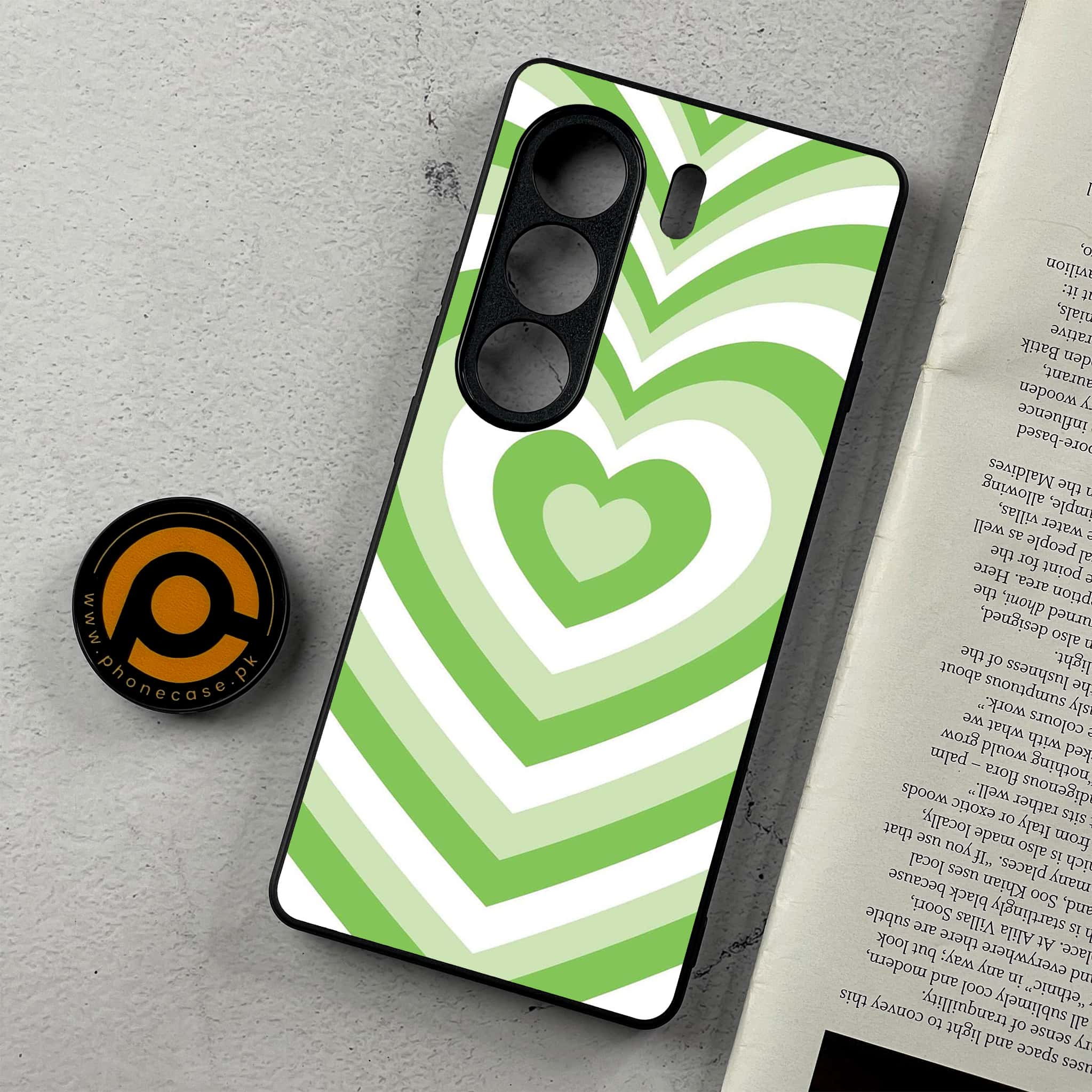 Tecno Camon 40 - Heart Beat Series - Premium Metal Printed Soft Bumper Shockproof Case