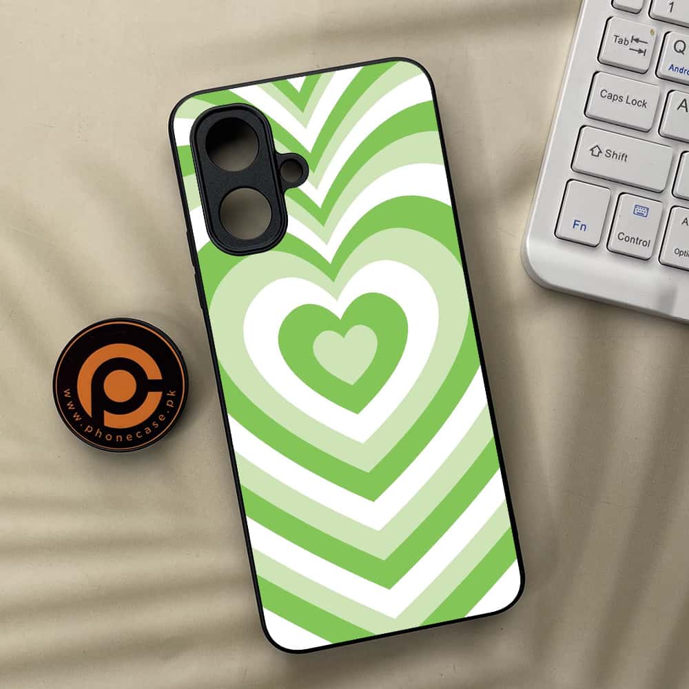 Tecno Spark Go 2 - Heart Beat Series - Premium Metal Printed soft Bumper Shock Proof Case