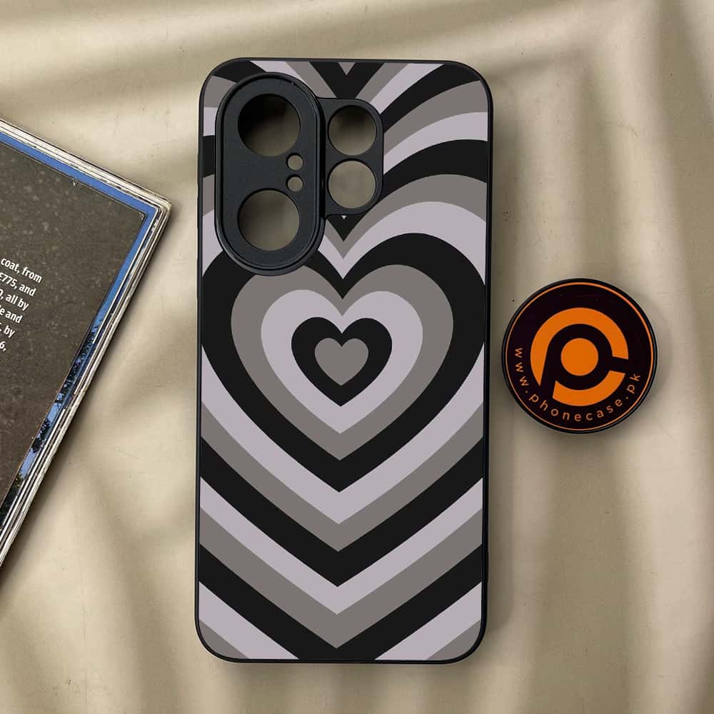 Vivo X200 FE - Heart Beat Series - Premium Metal Printed soft Bumper Shock Proof Case