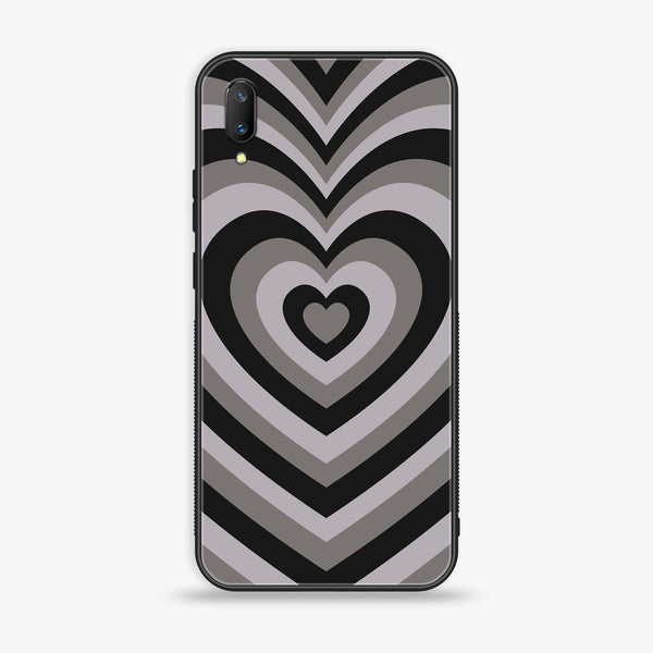vivo V11 Pro - Heart Beat Series - Premium Printed Glass soft Bumper shock Proof Case