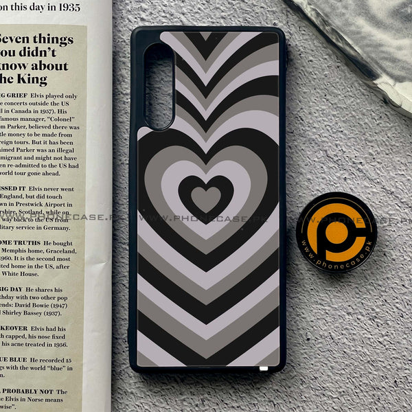 LG Velvet - Heart Beat Series - Premium Printed Glass soft Bumper shock Proof Case