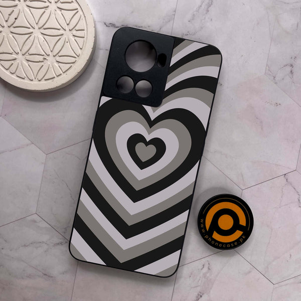 OnePlus 10R - Heart Beat Series - Premium Metal Printed soft Bumper shock Proof Case