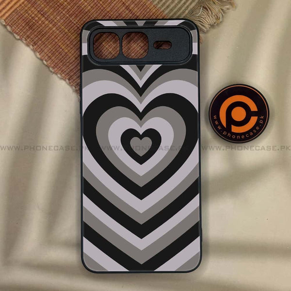 Infinix Smart 10 Plus - Heart Beat Series - Premium Metal Printed soft Bumper shock Proof Case