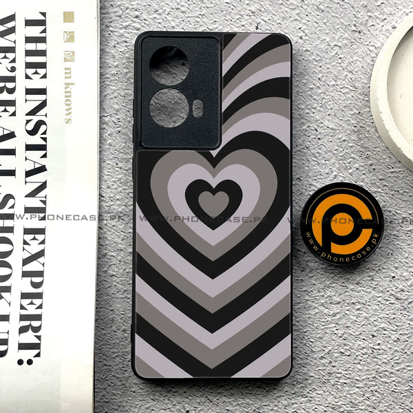 Moto G85 - Heart Beat Series - Premium Printed Glass soft Bumper shock Proof Case
