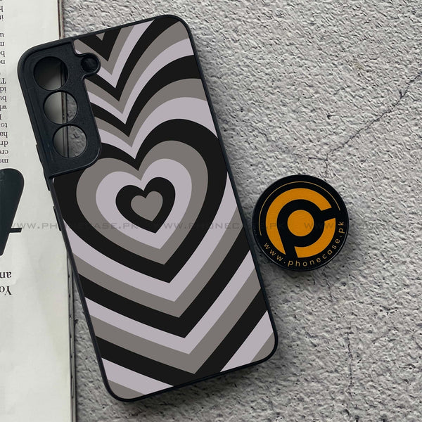 Samsung Galaxy S22 - Heart Beat  Series - Premium Metal Printed soft Bumper shock Proof Case
