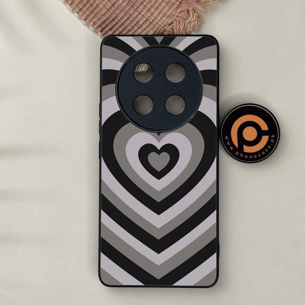 Honor X9c 5G - Heart Beat Series - Premium Metal Printed soft Bumper shock Proof Case