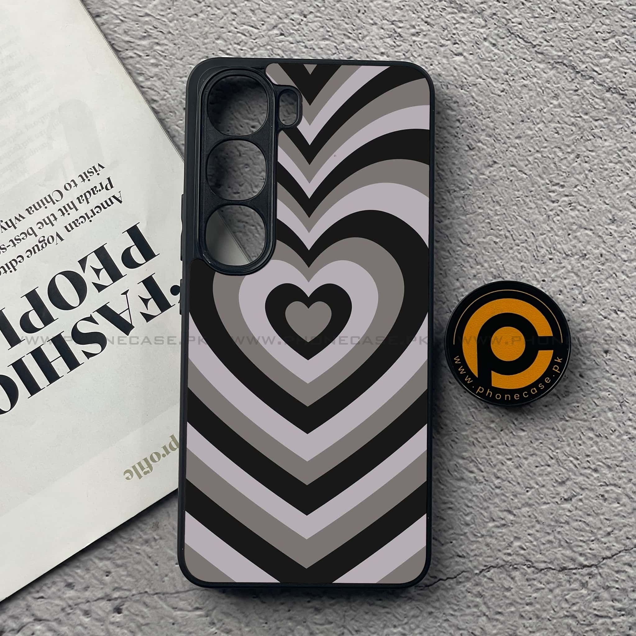 Vivo V40 Lite (IDN) - Heart Beat Series - Premium Metal Printed soft Bumper Shock Proof Case