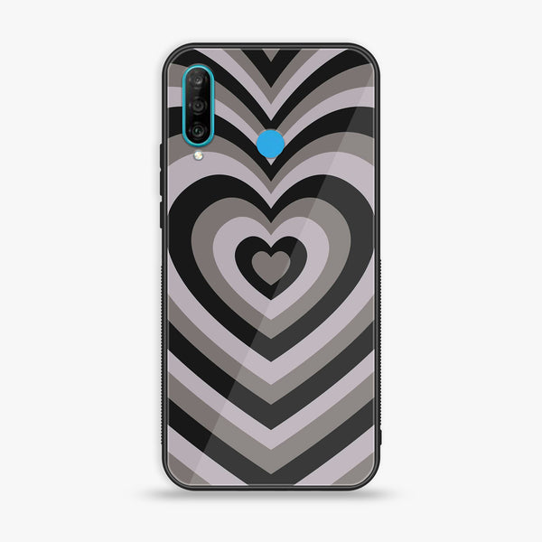 Huawei P30 lite - Heart Beat Series - Premium Printed Glass soft Bumper shock Proof Case