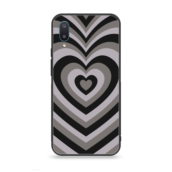 Samsung Galaxy A02 - Heart Beat Series - Premium Printed Glass soft Bumper shock Proof Case