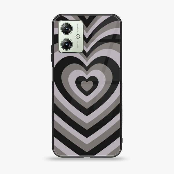 Motorola Moto G54 - Heart Beat Design 1 - Premium Printed Glass soft Bumper shock Proof Case CS-14054
