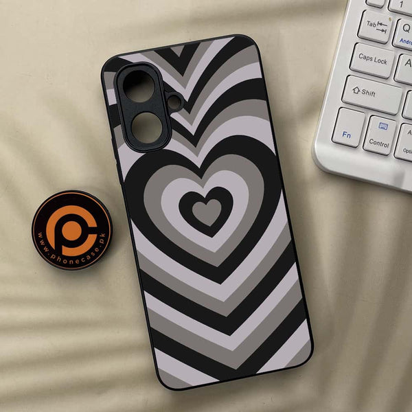 Infinix Smart 10 - Heart Beat Series - Premium Metal Printed soft Bumper Shock Proof Case