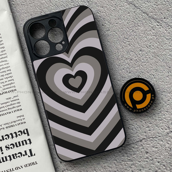 iPhone 15 Pro - Heart Beat Series - Premium Metal Printed soft Bumper shock Proof Case