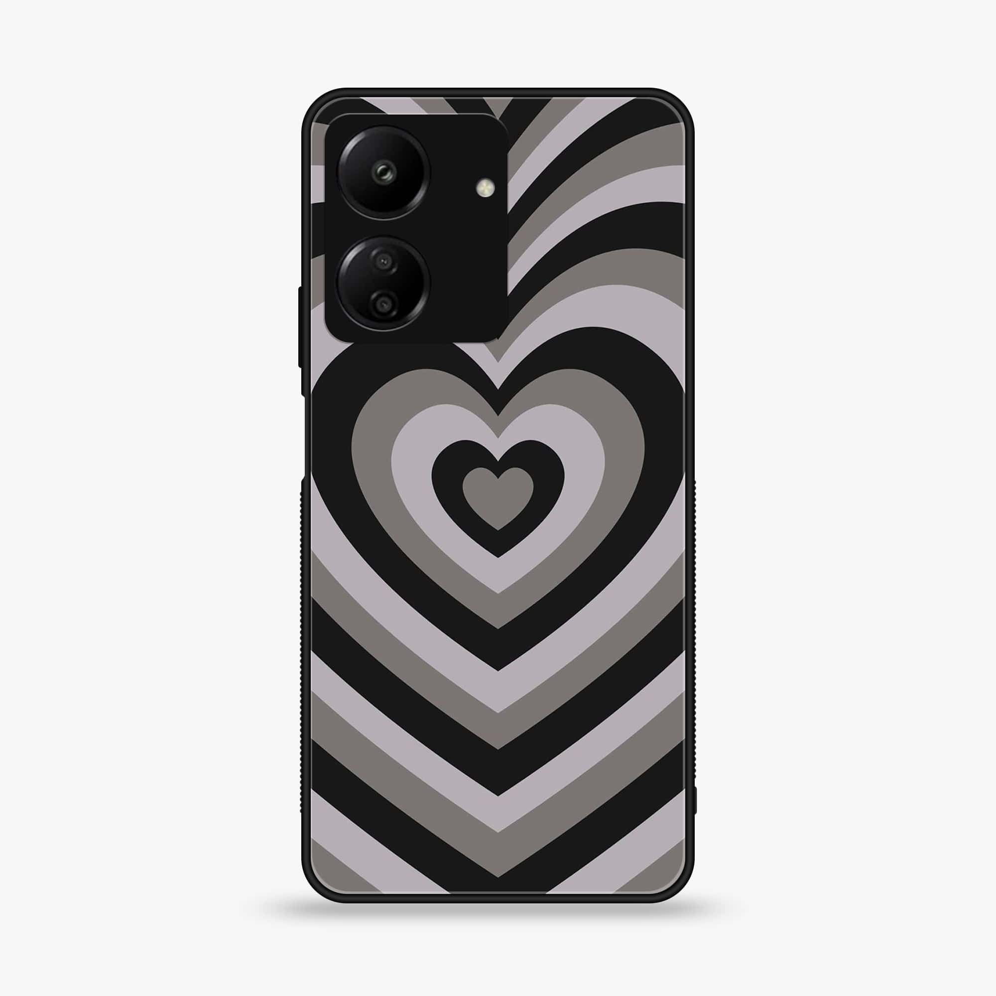 Xiaomi Poco C65 - Heart Beat Series - Premium Printed Glass soft Bumper shock Proof Case