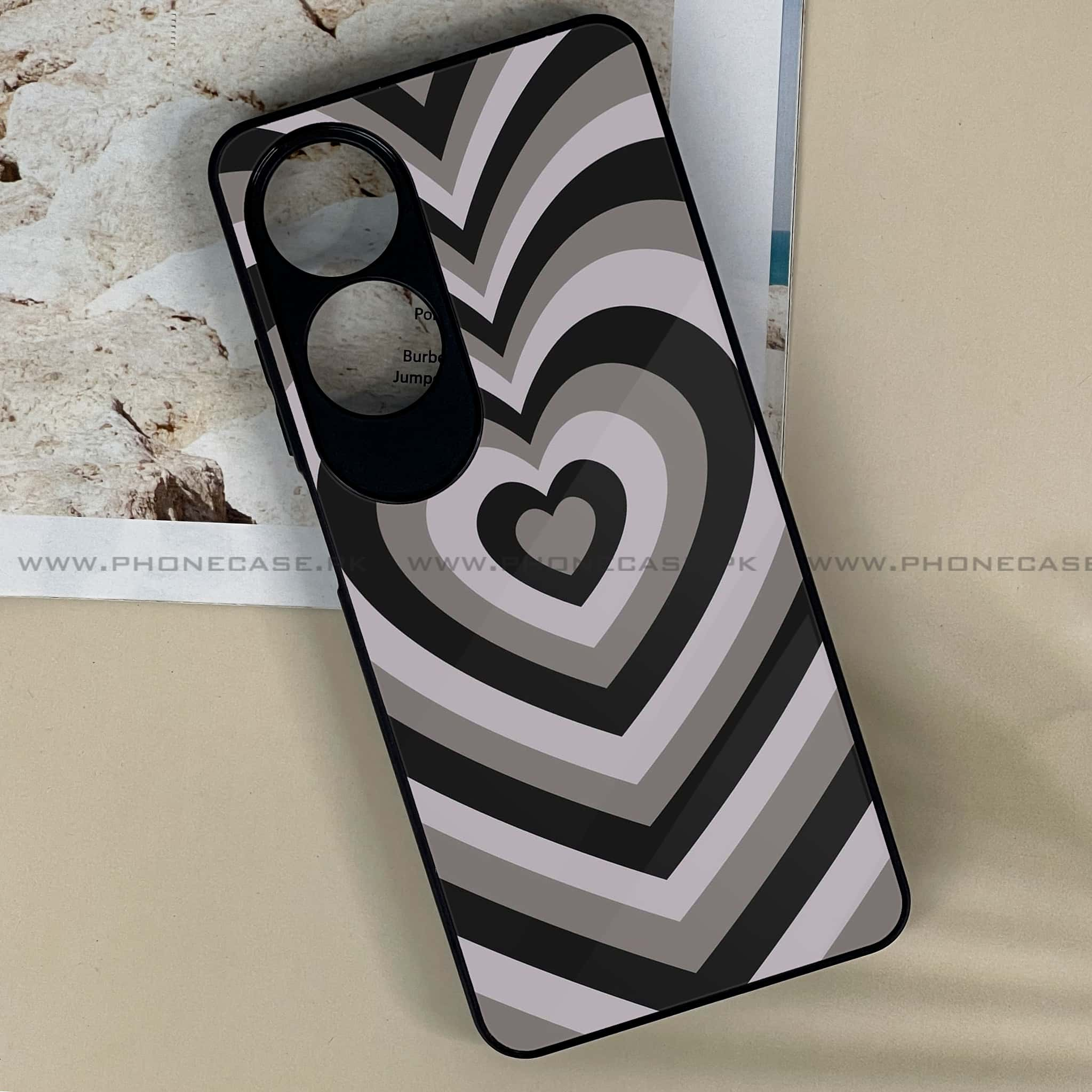 Oppo A60 - Heart Beat Series - Premium Printed Metal soft Bumper shock Proof Case