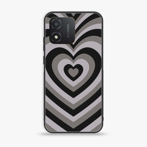 Honor X5 - Heart Beat Series - Premium Printed Glass soft Bumper shock Proof Case