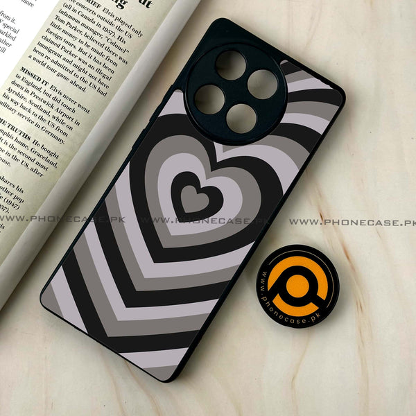 Tecno Camon 30s - Heart Beat Series - Premium Metal Printed soft Bumper shock Proof Case