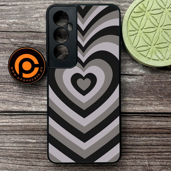Realme C65  - Heart Beat Series - Premium Metal Printed soft Bumper shock Proof Case