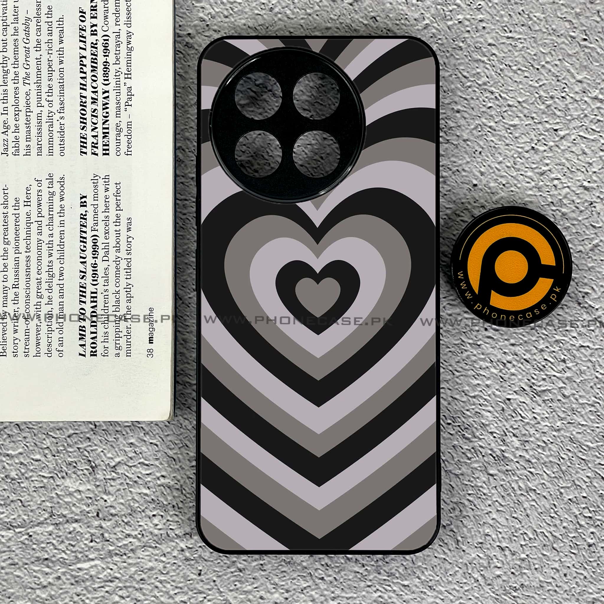 OnePlus 13R - Heart Beat Series - Premium Printed Glass soft Bumper shock Proof Case